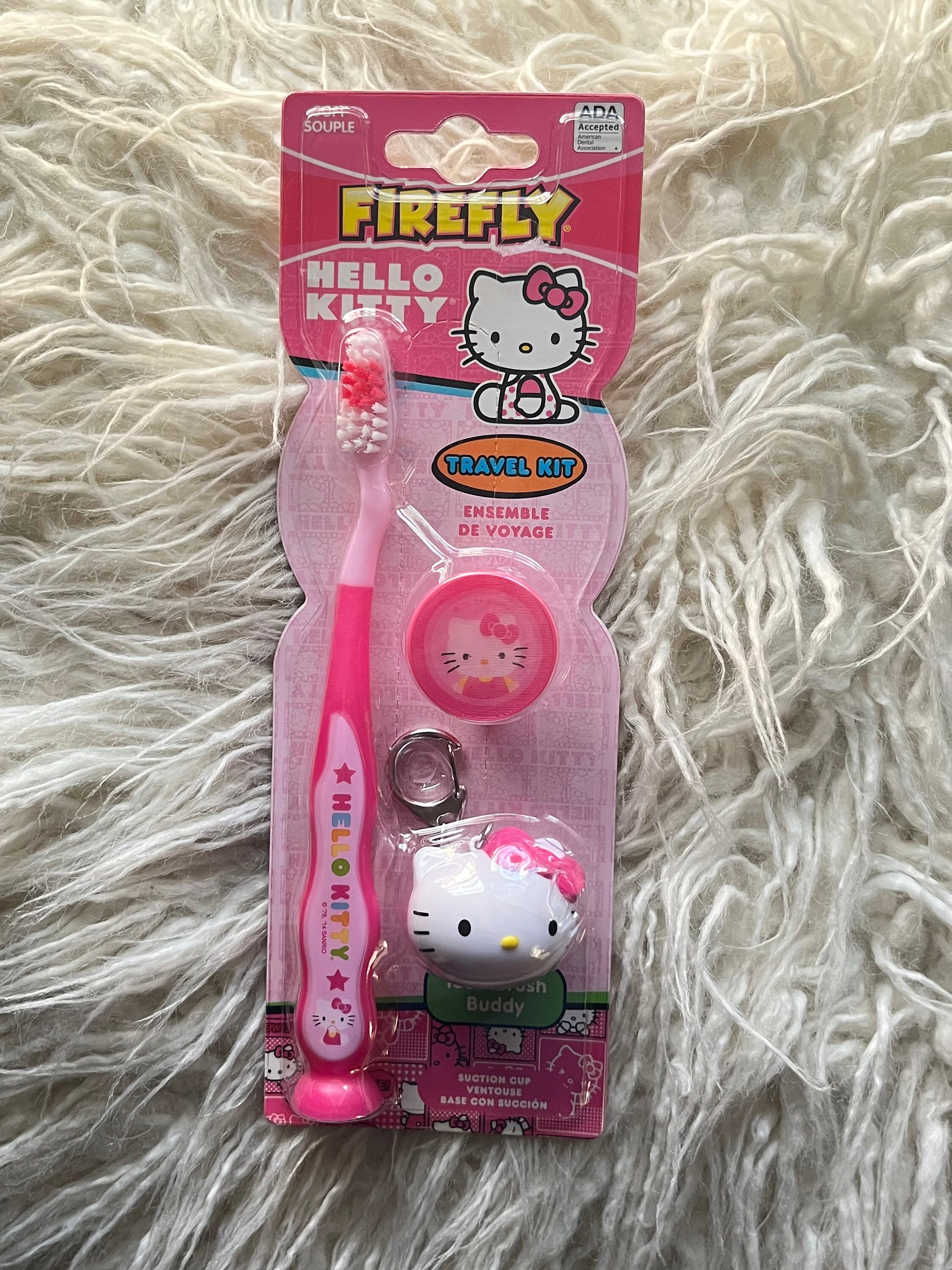 Hello Kitty Toothbrush Travel Kit 3pcs Etsy