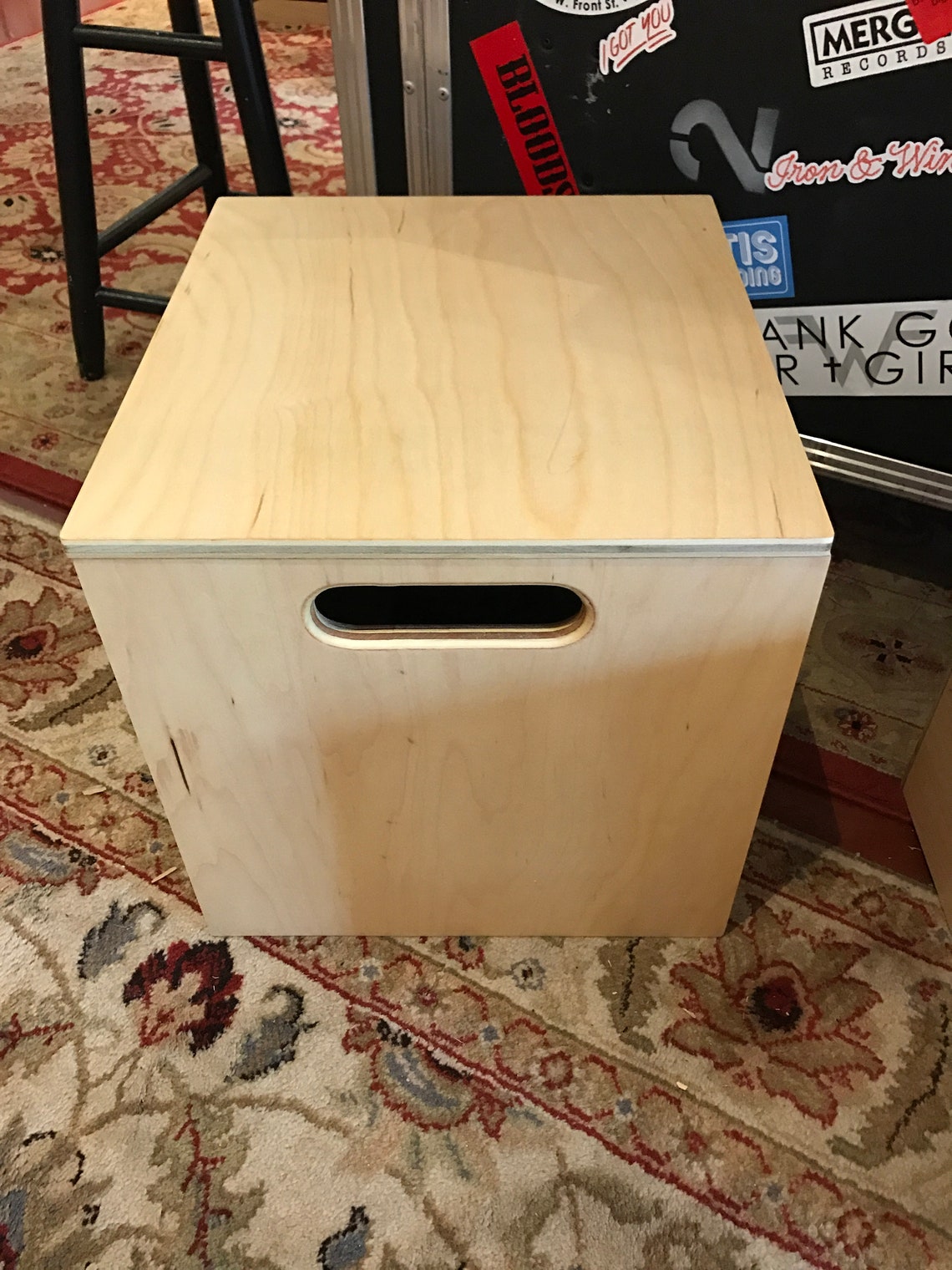 Vinyl Record Storage Cube Vinyl LP Crate For Vinyl LP Etsy