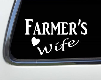 Thatlilcabin Farmer/'s Wife AS574 8 Farming Decal