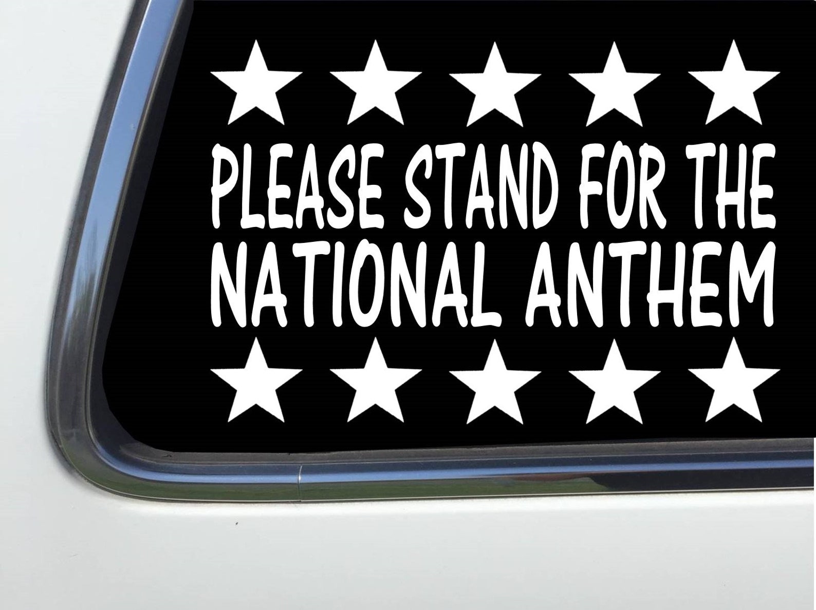 Thatlilcabin Please Stand For The National Anthem Vinyl Etsy