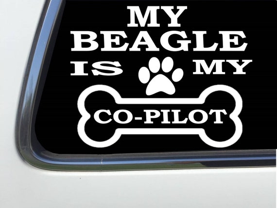 Thatlilcabin My Basenji Is My Copilot 6 AS1364 Car Sticker Decal