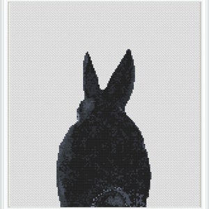 Netherland Dwarf Rabbit Cross Stitch Pattern (PDF)