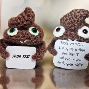 Сrochet Poop Pattern Scheme, Positive Poo Crocheted Sofortiger download pdf, Muster für handgemachtes, einfaches Häkeln, Handwerk Poop niedliches Geschenk