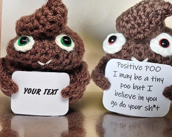 Crochet Poop Pattern: Positive Poo, Easy Crochet (PDF Download)
