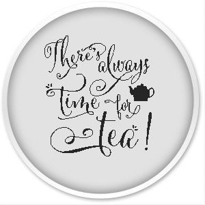 Tea time cross stitch pattern, cute thing cross stitch pattern, free shipping, cross stitch pdf, home design pattern cross stitch #058