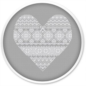 Kreuzstichmuster: Love Design (PDF-Muster)