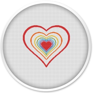 Kreuzstich-Muster: Love Design (PDF Muster)