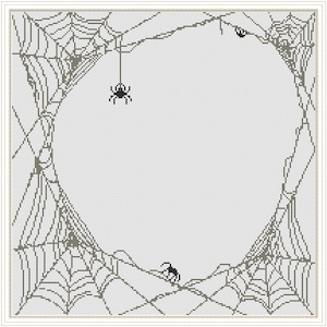 Spider cross stitch pattern, instant download, free shipping, cross stitch pdf, cross stitch pattern, cute thing #149