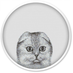 Cat cross stitch patterns, cross stitch pdf, cross stitch pattern cat, animalcross stitch pattern #191
