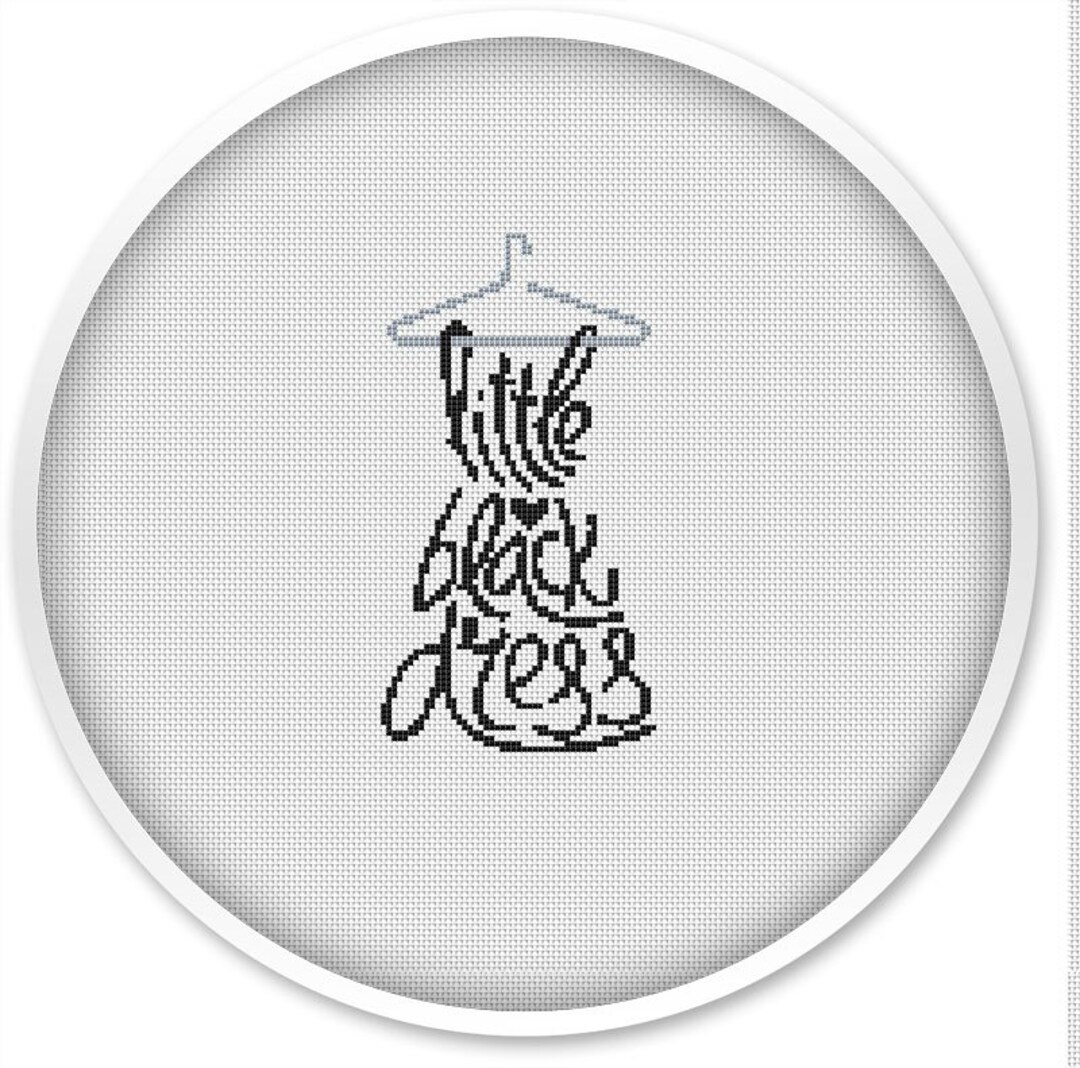 Dress Cross Stitch Pattern Dress Cross Stitch Pdf Cross Etsy