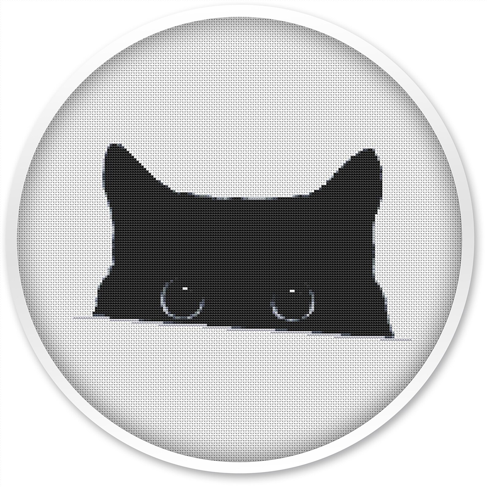 Выглядывающая кошка