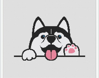 Dog Cross Stitch Pattern, Free shipping, Cross Stitch PDF, Cross stitch pattern, Animal Cross Stitch, Children easy Dog Pattern #451