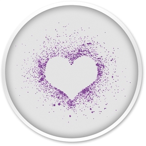 Heart Cross Stitch Pattern: Love Design (PDF Pattern)