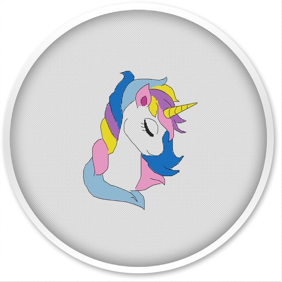 Unicorn Cross Stitch Pattern Free Shipping Cross Stitch PDF | Etsy