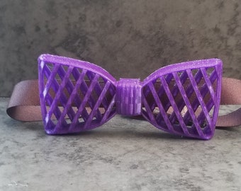 3D Printed Bow Tie - Purple