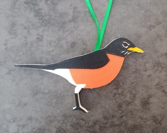 American Robin (Turdus migratorius) Ornament