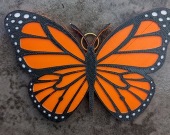 FLAWED AND DISCOUNTED - Monarch Butterfly Ornament