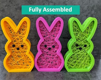 Standing String Art - Peeps Bunny Rabbit