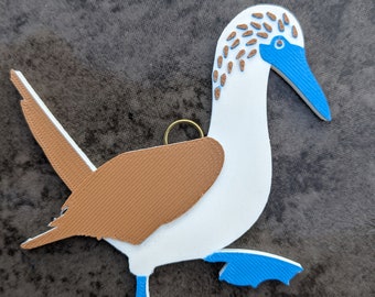 FLAWED AND DISCOUNTED - Blue-Footed Booby (Sula nebouxii) Ornament