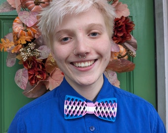 3D Printed Transgender Pride Bow Tie