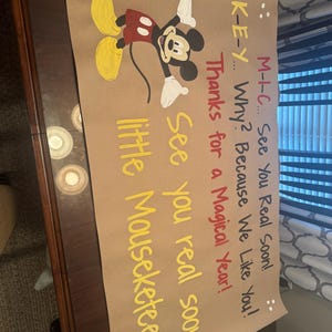 Hand painted banner