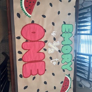 Hand painted banner