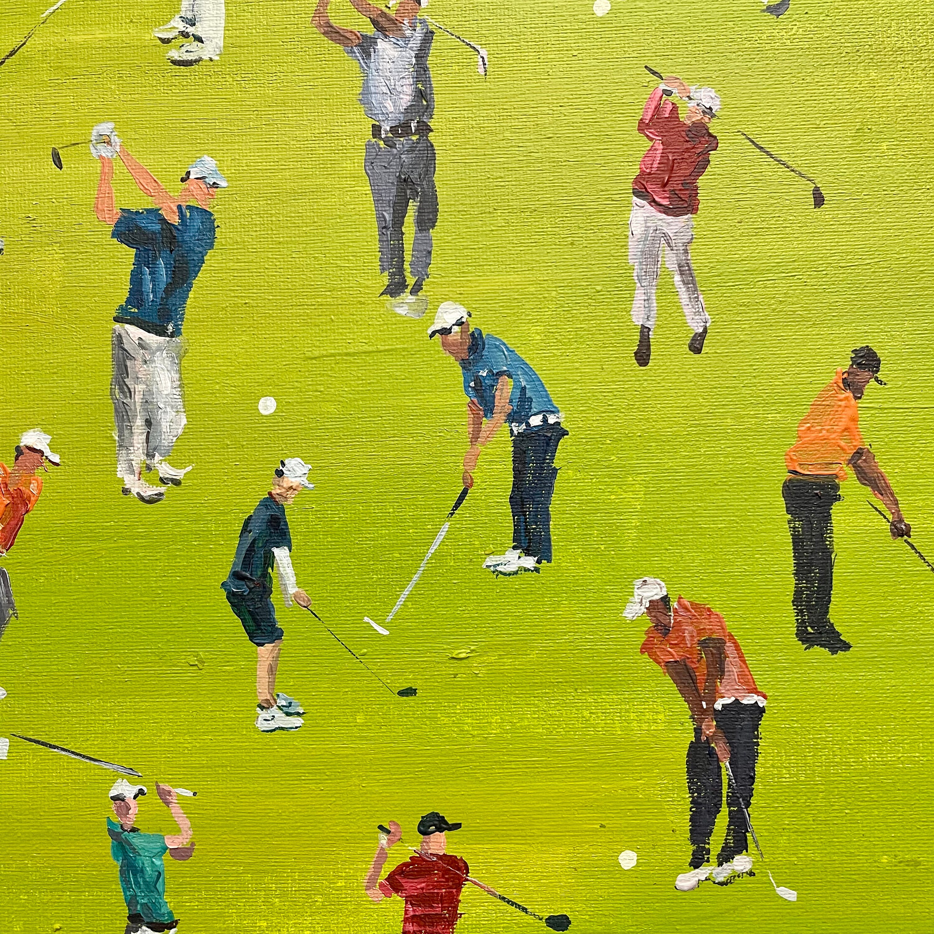 ⭐️アルパカと僕、星々の象⭐️ flog golf club Hand painte Iconic Golf Fist Pump – Los Locos Golf