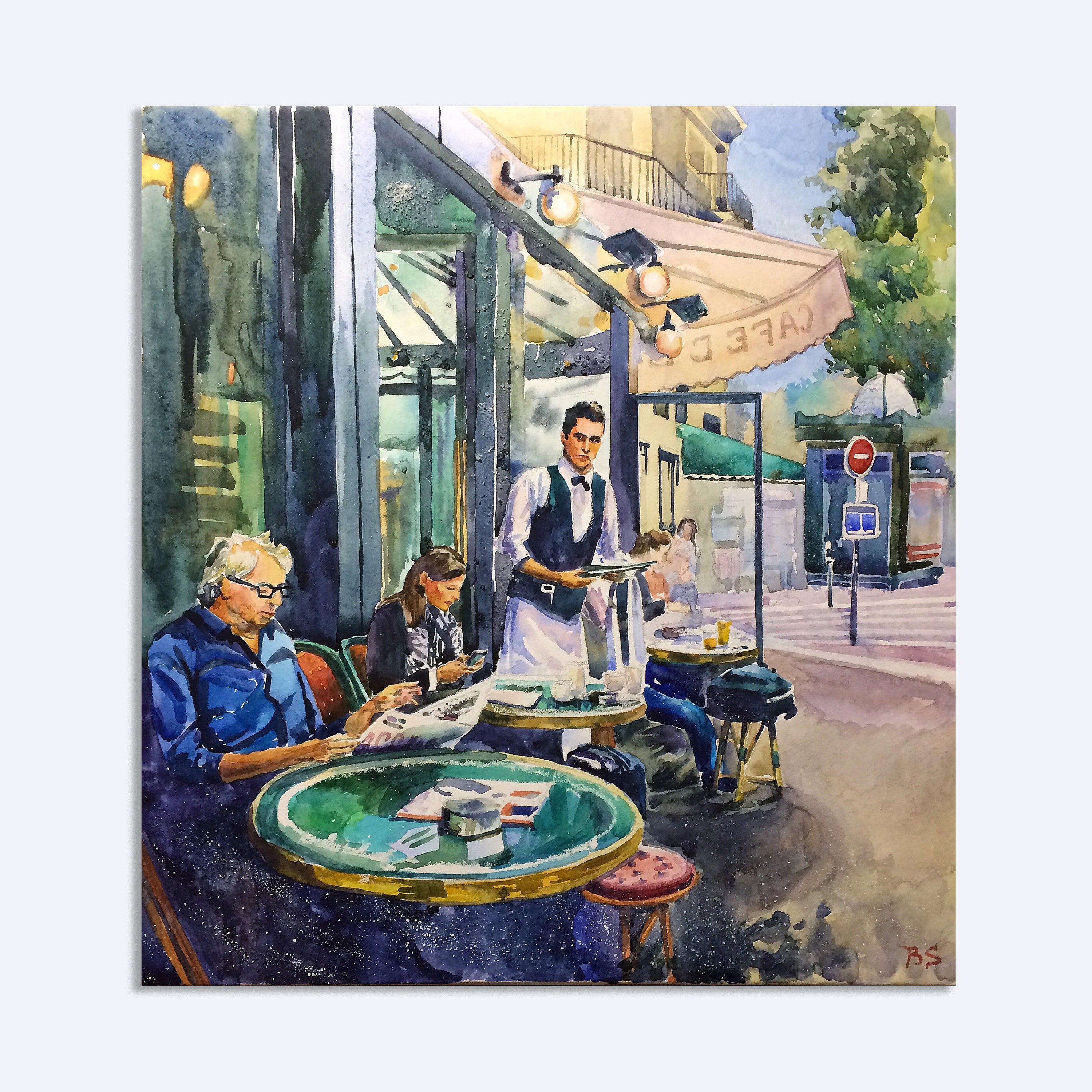 Paris Cafe DE FLORE Wall Art Wall Decor Print of My Original Etsy UK