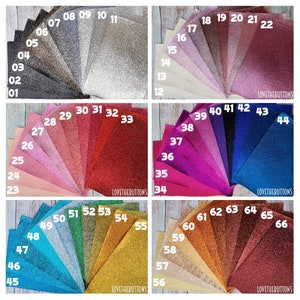 Glitter Faux Leather Sheets, A5 Size 8" x 5.5"  Glitter PU fabric, Glitter Fabric Sheets, Bows Making Glitter Sheets, Glitter for earring