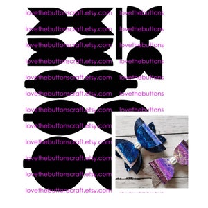 Big Bows Digital Template Set. Printable. SVG, PNG, Jpeq Format Files ...