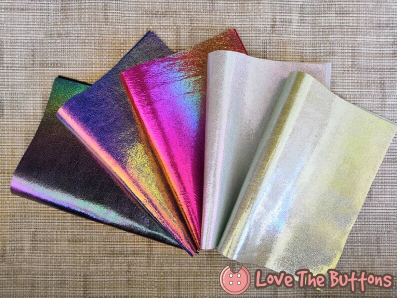 Earrings Material Supplies. Faux Leather Sheets A4 8x 11 inches Lizzy Crackle Faux Leather Synthetic Leather Fabric