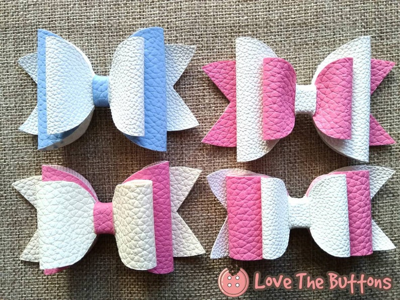 Bow Bundle File SVG PNG Bow Making Pattern for Cricut Bows Etsy