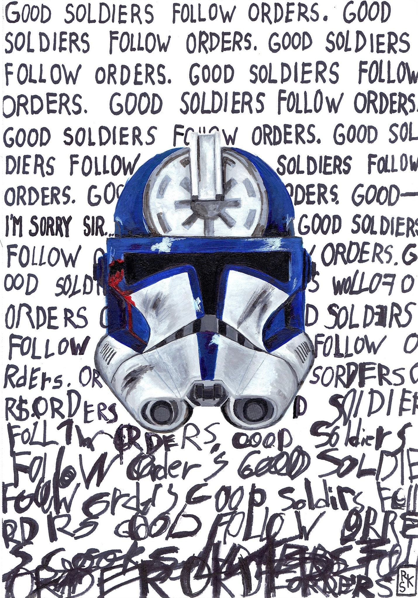 Clone Trooper Jesse Print - Etsy