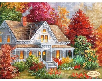 Beaded Embroidery Kit Dream lodge Beaded needlepoint Beaded stitching Beadwork