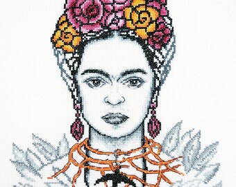 Kit de point de croix par MARYA ISKUSNITSA - FRIDA