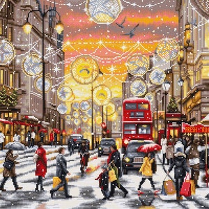 Croos Stitch Kit by LUCA-S  GOLD - Christmas Shopping
