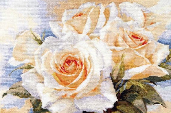 Alisa Cross Stitch Kit The Breath of Rose Charm