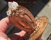 OOAK Universal Energy Transmitter Clear Quartz Angel Manifesting Box Angelic Energy Charging Vessel Copper Crystal Healing Prayer box