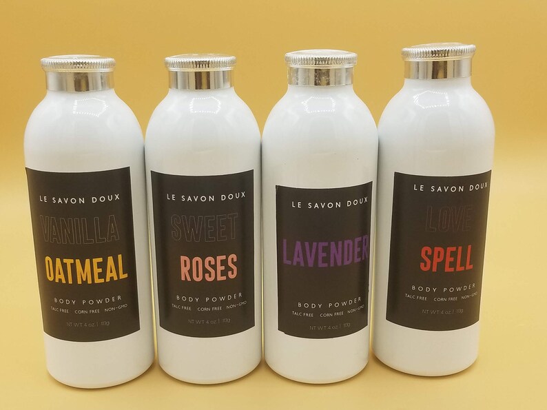 All Natural Handmade Scented Body Powder for Women Gift for Etsy