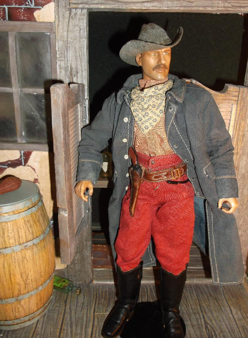 Custom Old West Cowboy Bounty Hunter  Gunfighter Action Figure