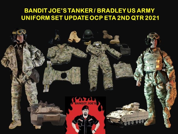 1/6 Scale Modern Armored Vehicle / Tank Crewman Uniform and