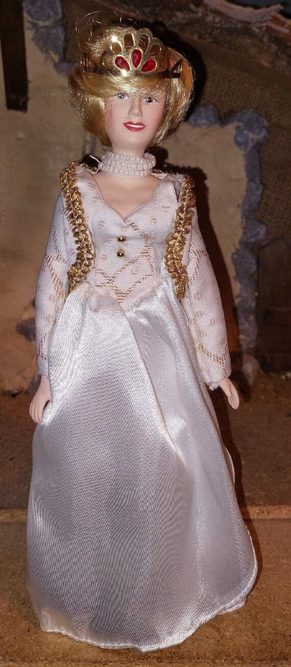 1998 Manorville Collection Princess Diana Porcelain Doll - Etsy