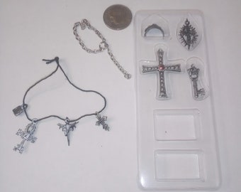 1/6 Scale Gothic Jewelry for 12 inch action figures and dolls  SET 1