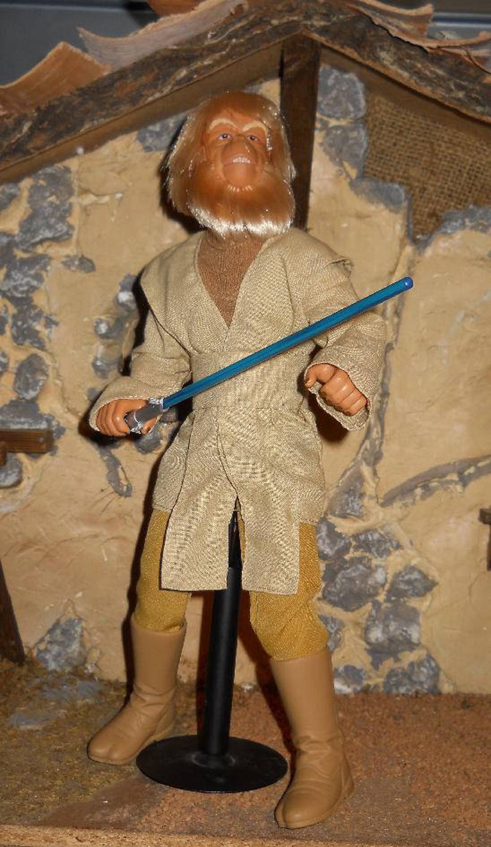Custom 12 12 inch 1/6 Star Wars Jedi action figure Etsy