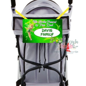 Personalized Tinkerbell Stroller Sign|Custom Disney Stroller Sign|Tinkerbell Stroller Sign|Tinkerbell|Golf Cart Plate|Quick Ship