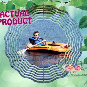 Personalized Wind Spinner|Custom Photo Wind Spinner|Custom Wind Spinner|Your Photo or Image|Wind Spinner|Camping Decor|Hanging Wind Spinner