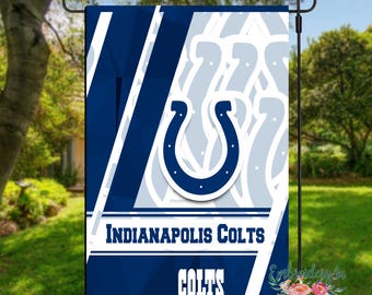 Indianapolis Colts Garden Flag|Colts Yard Flag|Colts Football|Colts Flag|12.5"x18" Flag