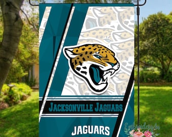 Jacksonville Jaguars Football Garden Flag|Jaguars Garden Flag|Jaguars Yard Flag|Jacksonville Jaguars Decor|Jaguars Gift|12.5"x18"