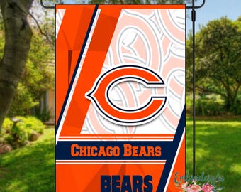 Chicago Bears Garden Flag|Bears Football Yard Flag|Chicago Bears Football|Bears Football Garden Flag|Bears Flag|12.5x18 Flag|12.5"x18"