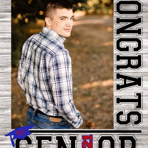 May include: A graduation announcement with a photo of a young man in a plaid shirt. The text "Nicholas" is in red at the top of the image. The text "CONGRATS" is in black on the right side of the image. The text "SENIOR 2021" is in black with a blue "2021" at the bottom of the image.